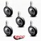 Service Caster 3 Inch Bright Chrome Soft Tread Ball Caster-7/16 Inch Grip Ring Stem, 4PK SCC-GR01S30-DCR-BC-71678-5 - alternate 3